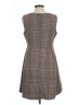 Unbranded Tweed Brown Casual Dress Size L - photo 2