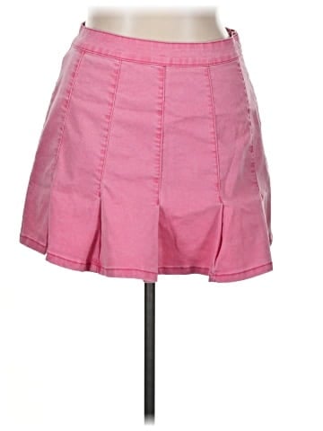 No Boundaries Denim Skirt (view 1)