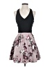 Crystal Doll Floral Gray Cocktail Dress Size S - photo 1