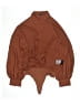 Express 100% Polyester Brown Long Sleeve Blouse Size XS - photo 1