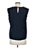 Joie 100% Polyester Blue Sleeveless Blouse Size M - photo 2