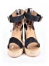 Iris & Ink 100% Leather Black Wedges Size EU 38 - photo 2