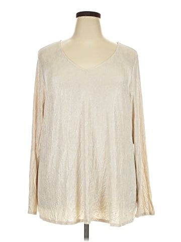 Lane Bryant Outlet Long Sleeve T-Shirt (view 1)