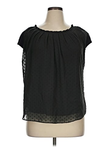 LC Lauren Conrad Short Sleeve Blouse (view 1)