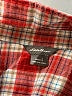 Eddie Bauer 100% Cotton Plaid Red Long Sleeve Button-Down Shirt Size L - photo 7
