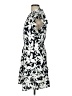 Joie 100% Polyester Print Black Casual Dress Size L - photo 5