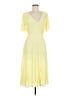 Leith 100% Polyester Yellow Casual Dress Size M - photo 1