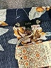 iris 100% Polyester Blue 3/4 Sleeve Blouse Size S - photo 7