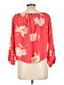 Billabong 100% Rayon Orange 3/4 Sleeve Blouse Size L - photo 2