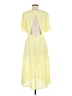 Leith 100% Polyester Yellow Casual Dress Size M - photo 2