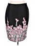 NYCC Floral Black Formal Skirt Size XL - photo 2