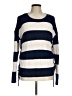 Talbots 100% Cotton Stripes Blue Pullover Sweater Size M - photo 1