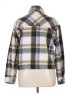 New Look Plaid Silver 3/4 Sleeve Button-Down Shirt Size XL - photo 2