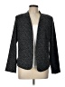 Kim Rogers Animal Print Gray Blazer Size 12 - photo 1