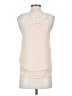 Papaya Ivory Sleeveless Blouse Size S - photo 2