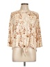 Absolutely Famous Ivory 3/4 Sleeve Blouse Size L - photo 1
