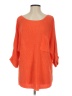 L Love Orange Pullover Sweater Size S - photo 1