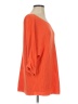 L Love Orange Pullover Sweater Size S - photo 4