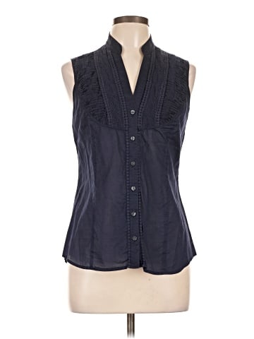 Express Design Studio Sleeveless Button-Down Shirt (view 1)