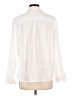Chico's Ivory Long Sleeve Button-Down Shirt Size Lg (2) - photo 2