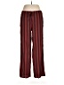 Assorted Brands Stripes Burgundy Casual Pants Size M - photo 1