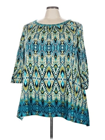 Ruby Rd. 3/4 Sleeve Blouse (view 1)