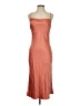 Express Solid Orange Cocktail Dress Size S - photo 1