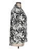 Self Esteem 100% Rayon Print Silver Short Sleeve Button-Down Shirt Size XL - photo 4