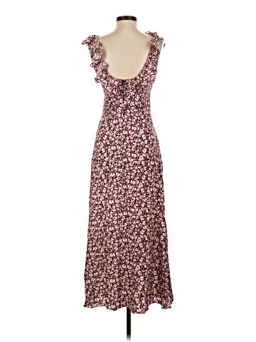 Madewell Ruffled Scoopneck Maxi Dress in Floral (view 2)