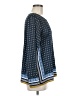 Ann Taylor 100% Polyester Blue Long Sleeve Blouse Size M - photo 4
