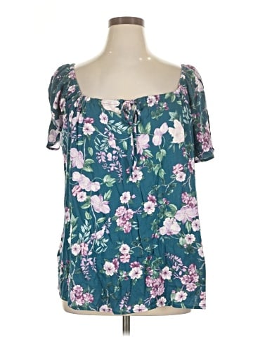 Torrid Short Sleeve Blouse (view 1)