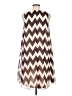 Lbisse Chevron-herringbone Brown Casual Dress Size M - photo 2