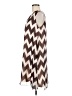 Lbisse Chevron-herringbone Brown Casual Dress Size M - photo 5