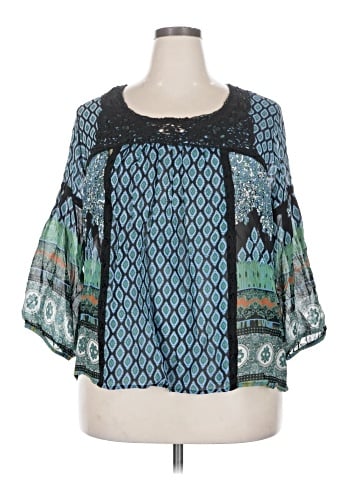 BILA 3/4 Sleeve Blouse (view 1)