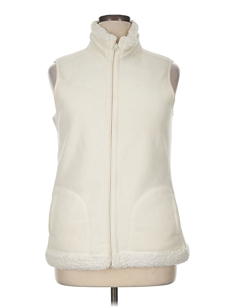 Pre-owned Weatherproof Vest In Ivory