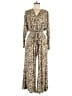 Soft Joie Animal Print Gold Jumpsuit Size XXS - photo 1