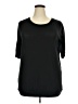 Bobbie Brooks Black Short Sleeve Top Size 3X - photo 1