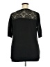 Bobbie Brooks Black Short Sleeve Top Size 3X - photo 2