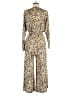 Soft Joie Animal Print Gold Jumpsuit Size XXS - photo 2