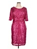 Connected Apparel Pink Cocktail Dress Size 14 - photo 1