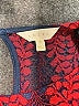 Adiva Red 3/4 Sleeve Blouse Size S - photo 7