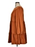 Unbranded 100% Polyester Solid Brown Casual Dress Size XL - photo 5