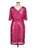 Connected Apparel Pink Cocktail Dress Size 14 - photo 2