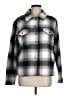 Lucky Brand 100% Cotton Plaid Gray Jacket Size M - photo 1