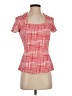 J. McLaughlin Red Short Sleeve Blouse Size S - photo 1