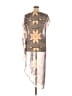 Mara Hoffman 100% Polyester Gold Tan Poncho One size - photo 2