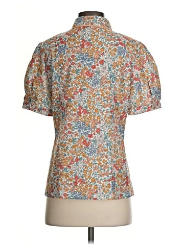 Allegra K Short Sleeve Blouse (view 2)