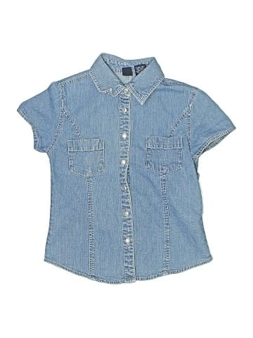 Gap Short Sleeve Button-Down Shirt (view 1)