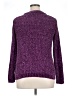 Unbranded 100% Polyester Tweed Purple Pullover Sweater Size 16 (estimated) - photo 2