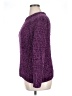 Unbranded 100% Polyester Tweed Purple Pullover Sweater Size 16 (estimated) - photo 5